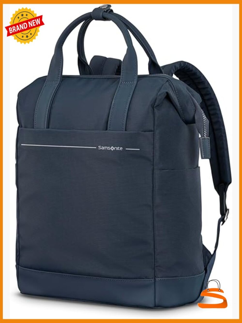 Convertible Backpack Doctor-Bag Style Laptop Bag Travel - Picture 1 of 7